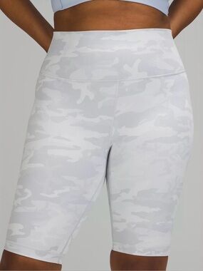 Lululemon Camo Biker Shorts
